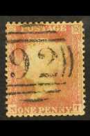 1856-8 1d Red, Wmk Large Crown, Perf.14, With Broken Check Letter, Appears As INVERTED "L" But Probably A Broken... - Andere & Zonder Classificatie