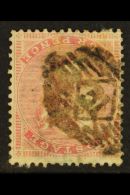 1855-7 4d Pale Carmine, Wmk Medium Garter INVERTED SG 64Wi, Good Used, Cat.£1200. For More Images, Please... - Other & Unclassified