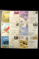 ROYAL AIR FORCE SPECIAL COVERS. 1970-1979 Interesting Collection Of All Different Special Illustrated Covers Flown... - Altri & Non Classificati