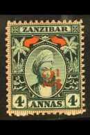 1897 2½ On 4a Myrtle Green, SG 177, Very Fine Mint. For More Images, Please Visit... - Zanzibar (...-1963)