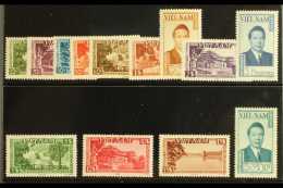 INDEPENDENT STATE 1951 Definitives Complete Set (SG 61/73, Scott 1/13) Very Fine Never Hinged Mint. (13 Stamps)... - Vietnam