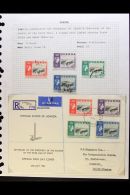 1962-83 VERY FINE USED COLLECTION On Pages, Plus Some FDC's Etc, Note 1965 Birds Set And FDC, Various 1979... - Oeganda (...-1962)