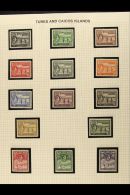 1935-1950 FINE MINT COLLECTION In Hingeless Mounts On Leaves, ALL DIFFERENT, Inc 1938-45 Set, 1948 Centenary Set... - Turcas Y Caicos