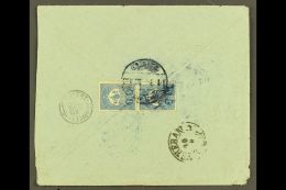 USED IN IRAQ 1908 Cover Addressed In Arabic To Persia, Bearing On Reverse 1908 1pi Pair Tied By Bilingual "NEDJEF... - Other & Unclassified