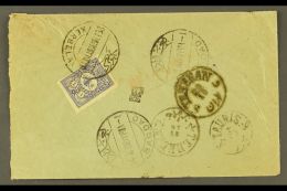 USED IN IRAQ 1903 Cover Addressed In Arabic To Persia, Bearing 1901 1pi Foreign Mail Tied By Bilingual "KERBELA"... - Andere & Zonder Classificatie