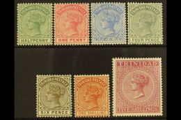 1883-94 Complete Set, SG 106/113, Very Fine Mint. (7) For More Images, Please Visit... - Trindad & Tobago (...-1961)