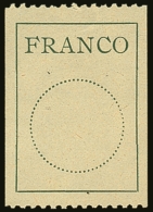 1925 OFFICIAL "Franco" 16.8mm Circle Mi II, Fine Mint.  For More Images, Please Visit... - Otros & Sin Clasificación