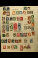 1854-1924 OLD COLLECTION On Pages, Mint Or Used, Inc 1854 To 20r, Standing Helvetia To 3f, 1900 UPU Set Inc 25c... - Autres & Non Classés
