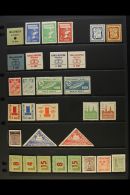 LOCAL STAMPS 1936-1946 Never Hinged Mint All Different Collection Of Local Town Post Issues On Stock Pages, Inc... - Other & Unclassified