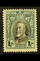 1931-7 1s Black & Greenish Blue, Perf.14, SG 23b, Never Hinged Mint. For More Images, Please Visit... - Rodesia Del Sur (...-1964)