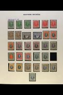 1931-64 FINE MINT COLLECTION Neatly Presented On Album Pages, Begins With 1931-7 KGV Field Marshal Set With Better... - Southern Rhodesia (...-1964)