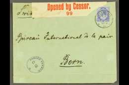 1916 (12 Feb) Env To Switzerland Bearing 2½d Union Stamp Tied By "OUTJO" Cds Cancel, Putzel Type B4 Oc,... - South West Africa (1923-1990)