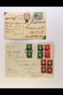INCOMING MAIL 1900's To 1960's Collection Of Covers And Cards Coming Into South Africa. Can See GB, USA (1930's... - Zonder Classificatie