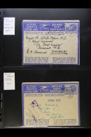 AEROGRAMMES 1941-4 Complete Run Of "Active Service Letter Card" Inscribed Aerogrammes, With Both English &... - Sin Clasificación