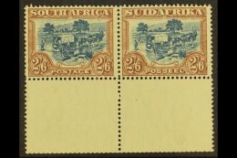 1930-44 2s6d Blue & Brown, Spots In & Around Value Circles, R20/1+2, Union Handbook V6, SG 49b, Never... - Unclassified