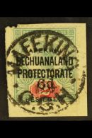 MAFEKING SIEGE STAMPS 1900 6d On 2d Green And Carmine Of Bechuanaland Protectorate, SG 8, Very Fine Used On Piece.... - Zonder Classificatie