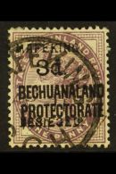 MAFEKING SIEGE STAMPS 1900 3d On 1d Lilac Bechuanaland Protectorate,SG 7, Fine Used. For More Images, Please Visit... - Unclassified