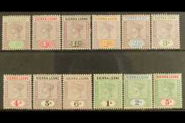 1896-97 Definitive Set Complete To 5s, SG 41/52, Fine Mint. (12 Stamps) For More Images, Please Visit... - Sierra Leona (...-1960)