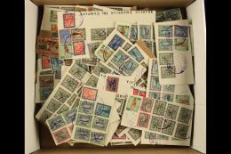 1960's FINE USED ON PIECE ACCUMULATION Chiefly Definitives And Airs Including Many Large Multiples. Cat (SG) Well... - Arabia Saudita