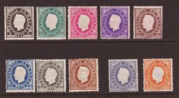 MACAO 1888 Dom Carlos Complete Perf 12½ Set SG 56/65, Fresh Mint With Or Without Gum As Issued. (10 Stamps)... - Andere & Zonder Classificatie