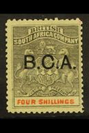 1891-5 4s Grey-black & Vermilion, "B.C.A." Ovpt, SG 11, Fine Mint. For More Images, Please Visit... - Nyasaland (1907-1953)