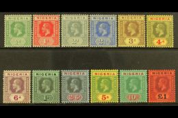 1914-29 KGV MCA Watermark Definitive Set, SG 1/12, Fine Mint (12 Stamps) For More Images, Please Visit... - Nigeria (...-1960)