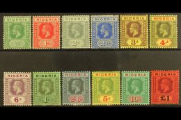 1914-29 Complete Definitive Set, SG 1/12, Fine Mint. (12 Stamps) For More Images, Please Visit... - Nigeria (...-1960)
