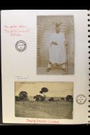 1899 TO 1936 USED PICTURE POSTCARDS A Collection, Well Presented And Written-up In Three Albums, Of Picture... - Nigeria (...-1960)