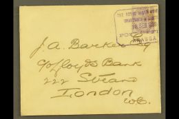 NIGER COMPANY TERRITORIES AKASSA 1899 (Sept) Neat Envelope To London, Bearing Torn 1d Lilac (Z30 Tied By Violet... - Altri & Non Classificati