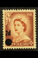 1958 2d On 1½d Brown-lake "SURCHARGE ERROR", SG 763b, Never Hinged Mint For More Images, Please Visit... - Andere & Zonder Classificatie