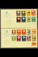 WEST NEW GUINEA 1962 "UNTEA" Local Overprints Complete Set, SG 1/19, Superb Used Across Two Illustrated... - Other & Unclassified
