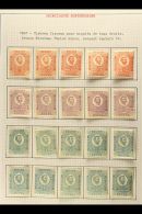 REVENUES 1881 Prince Nicholas Complete Set, Fine Mint, Fresh & Very Rare. (20 Stamps) For More Images, Please... - Montenegro