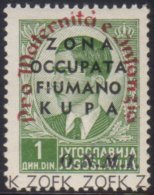 ITALIAN OCCUPATION 1942 KUPA Maternity And Infancy Fund 1d Green, With Red Overprint Sassone 40, Superb Never... - Montenegro