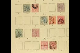 1860-1935 COLLECTION On Pages, Mint Or Used Stamps, Inc 1860-63 To 9d Used, 1863-72 To 10d Used, 1935 Jubilee Set... - Mauritius (...-1967)