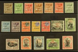 1928 "POSTAGE AND REVENUE" Overprints Complete Definitive Set, SG 174/192, Fine Mint. (19 Stamps) For More Images,... - Malte (...-1964)