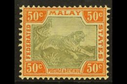 FEDERATED STATES 1900 50c Grey-brown And Orange-brown, SG 22b, Very Fine Mint. For More Images, Please Visit... - Other & Unclassified