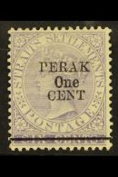 1891 1891 1c On 6c Lilac (Type 37), SG 47, Very Fine Mint. For More Images, Please Visit... - Autres & Non Classés