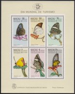 1985 Butterflies (World Tourism Day) Miniature Sheet, SG MS616, Very Fine Never Hinged Mint. For More Images,... - Autres & Non Classés