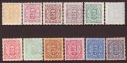 1894 King Carlos Set Complete, SG 91/102, Unused As Issued, Fresh (12 Stamps) For More Images, Please Visit... - Andere & Zonder Classificatie