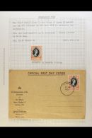 1953-76 NEAR- COMPLETE VERY FINE USED Collection, Often With Accompanying Illustrated FDC's, With Useful... - Vide