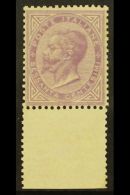 1863 60c Bright Lilac London Printing, Sassone L21, Never Hinged Mint With Sheet Margin At Base, Signed &... - Non Classés