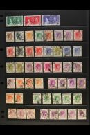 1937-52 KGVI USED SELECTION Presented On Stock Pages. Includes Coronation Set, Defins To Duplicated $10 Values,... - Andere & Zonder Classificatie