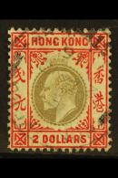 1903 $2 Slate And Scarlet, Ed VII, SG 73, Fine Used. For More Images, Please Visit... - Other & Unclassified