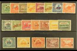 1906-13 Foreign Postage Complete Set With "SPECIMEN" Overprints (Scott 125/44, SG 137/49 & 167/73), Very Fine... - Haití