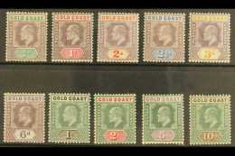 1902 Definitive Set Complete To 10s, SG 38/47, Very Fine Mint. (10 Stamps) For More Images, Please Visit... - Costa De Oro (...-1957)