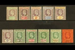 1902 CA Wmk Definitive Set, SG 38/48, Fine Mint (11 Stamps) For More Images, Please Visit... - Costa De Oro (...-1957)