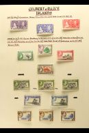 1937-79 SUPERB MINT COLLECTION WITH ADDITIONAL DEFINITIVE SHADES AND PERFS A Beautifully Written Up Collection On... - Islas Gilbert Y Ellice (...-1979)