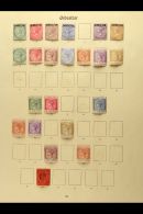 1886-1935 MINT COLLECTION ON "NEW IMPERIAL" LEAVES All Different, A Few Faults (mainly Trimmed Perfs) Earlier, But... - Gibilterra