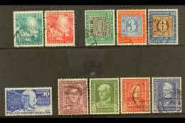 1949 COMMEMS COMPLETE VERY FINE USED With Parliament Set, Stamp Centenary Set, UPU, Refugees' Relief Fund Set. Mi... - Otros & Sin Clasificación