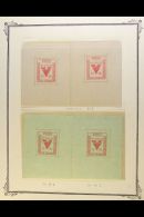 STORKOW 1946 Mint Collection/accumulation On Album Pages. With Both Perf Sets (Mi 1/14) X 4; Miniature Sheets... - Other & Unclassified